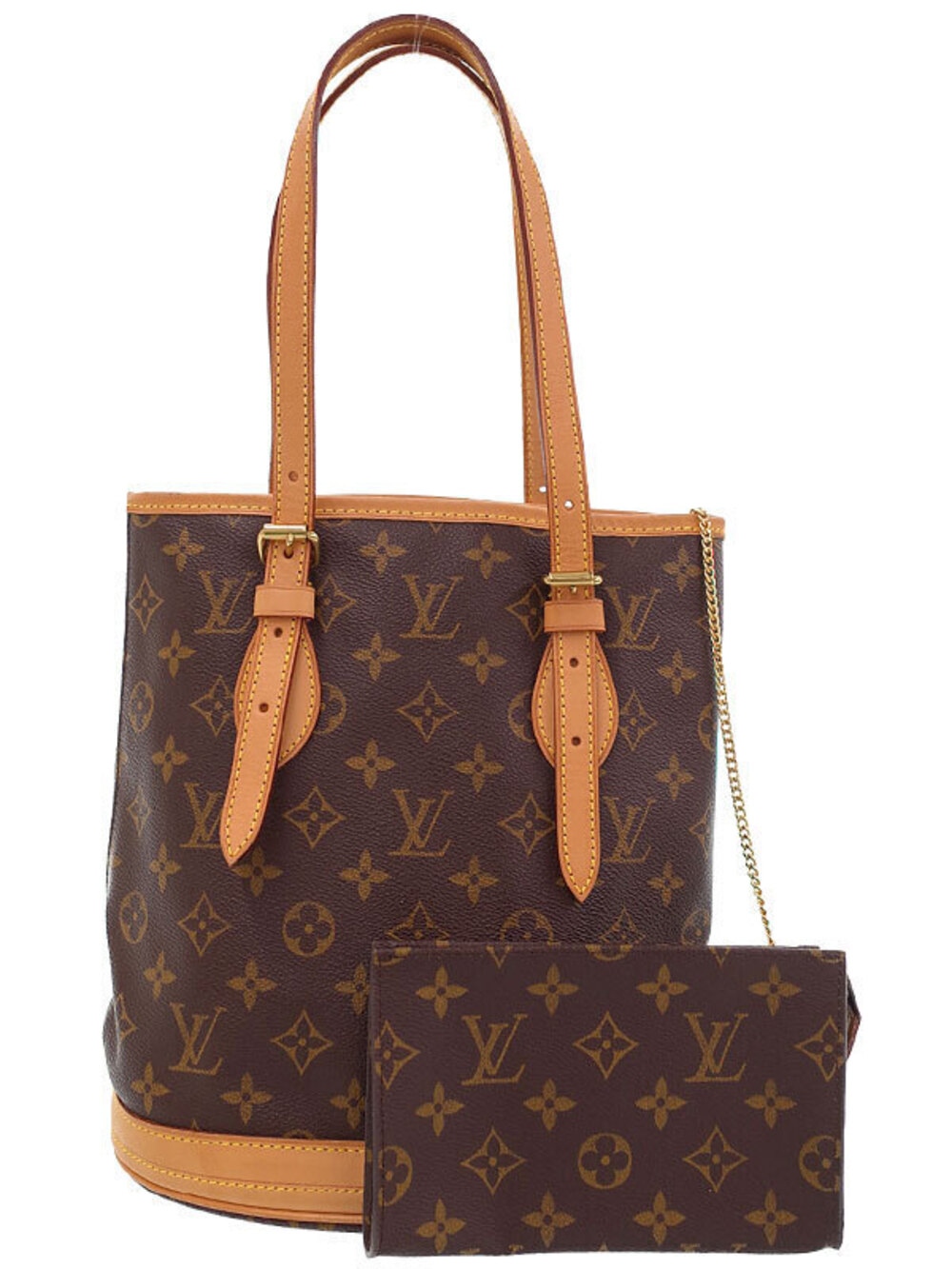 Louis Vuitton Monogram Bucket Shoulder Bag